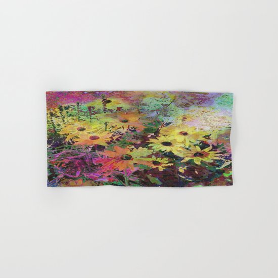 Gert's Watercolor Daisies Hand & Bath Towel