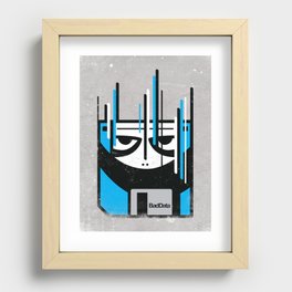 Bad Data: Free Fall  Recessed Framed Print