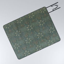 Ispahan by William Morris 1888 Antique Vintage Pattern CC0 Spring Summer Picnic Blanket