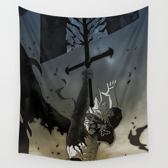 Black clover tapestry clearance