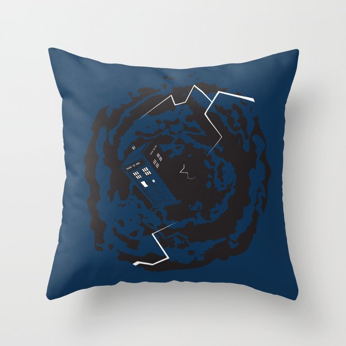 Tardis  - Doctor Who  Throw Pillow