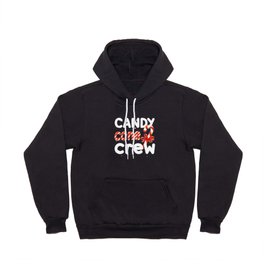 Candy Cane Crew Christmas Pajama Family Candy Lovers Kids Hoody