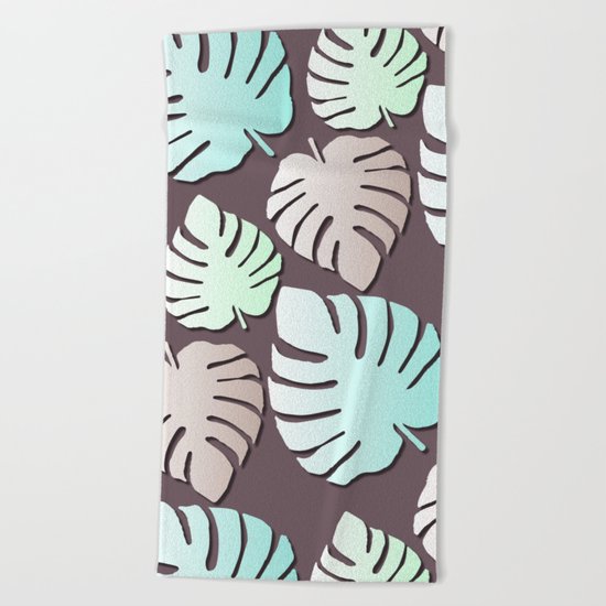 Palm Leaves Beach Towel