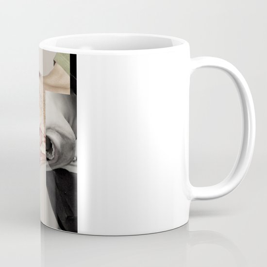 "a yawn is a silent shout" Mug