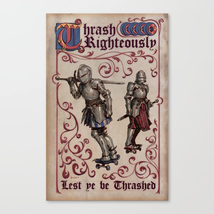 Thrash Righteously Canvas Print