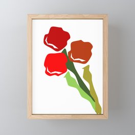 Flores_simple Framed Mini Art Print