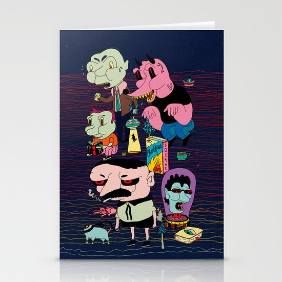 Die Geschichte der Gottlosen Stationery Cards