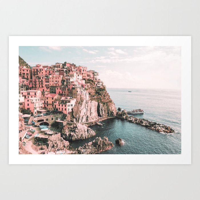 Italy Coast Art Print