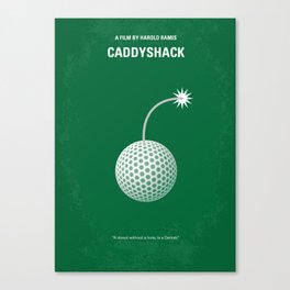 No013 My Caddyshack minimal movie poster Canvas Print