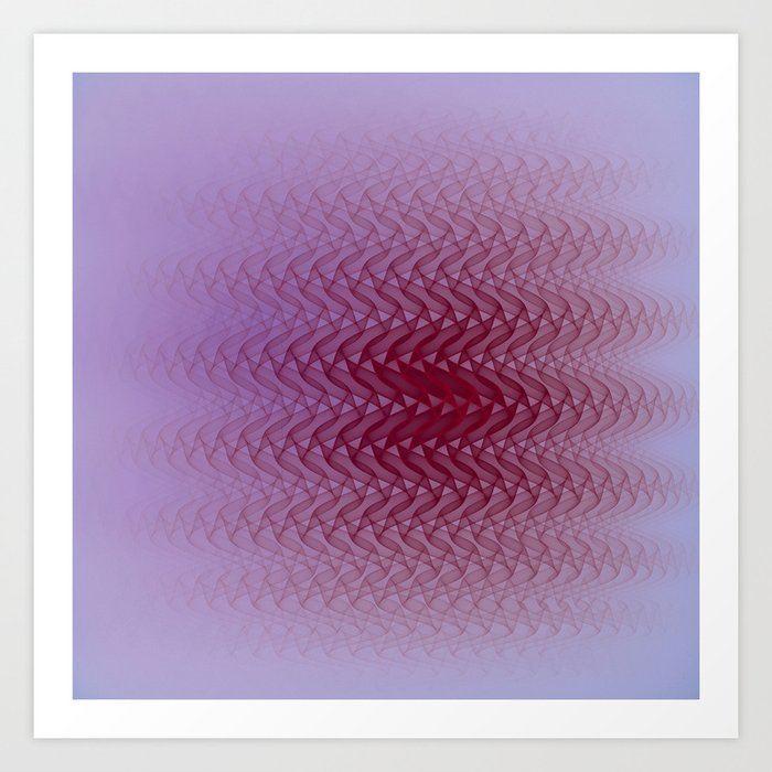 Digital Art 4 Meditation - Whispering Threads Art Print