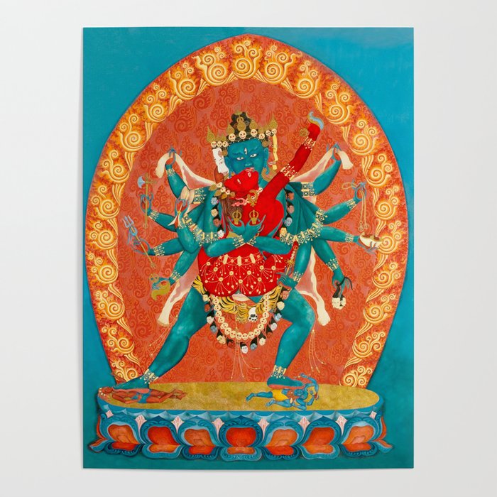Tantric Deity Sahaja Heruka Chakrasamvara 1 Poster