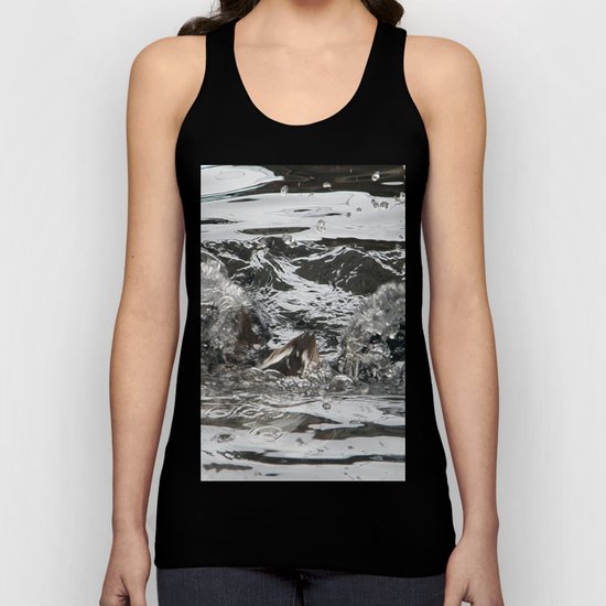 TEXTURES -- Troubled Waters Unisex Tank Top
