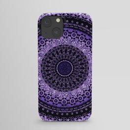 Purple Tapestry Mandala iPhone Case