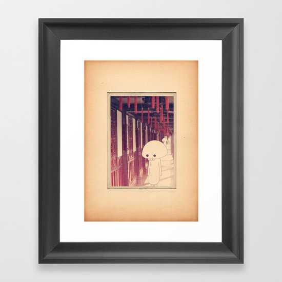 l a n t e r n e r o s s e Framed Art Print