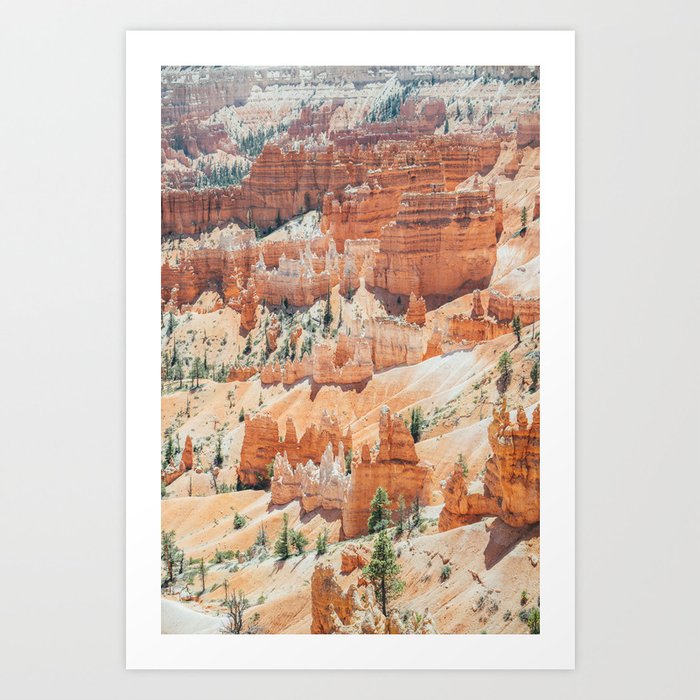 Bryce Canyon Red Rock Hoodoos - Utah Landscape Photography Art Print