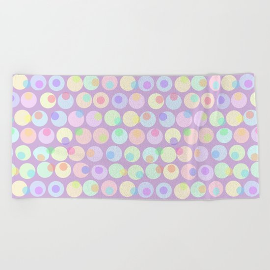 Pastel Abstracts 1 Beach Towel
