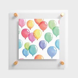 Balloons Pattern Floating Acrylic Print