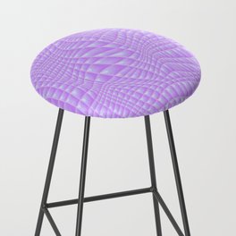 Wavy Quilted Abstract Forms - Purple Bar Stool