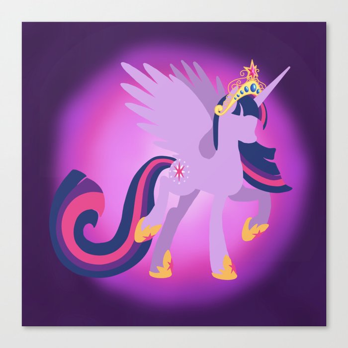 Princess Twilight Sparkle Canvas Print By Vestrais Society6