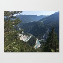 Valley in Switzerland Canvas Print