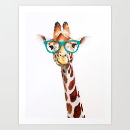 GIRAFFE GRAFFITI Photo Picture Poster Print Art A0 to A4 AD535 FUNNY POSTER 