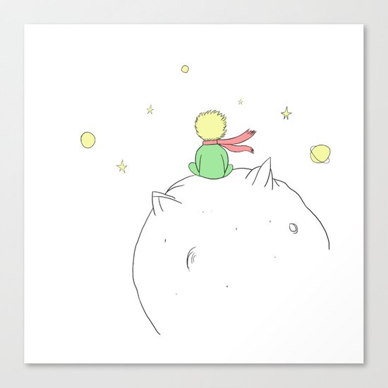 The little prince Canvas Print