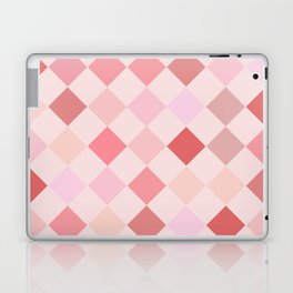 Pinkie Slanted Checker Laptop Skin