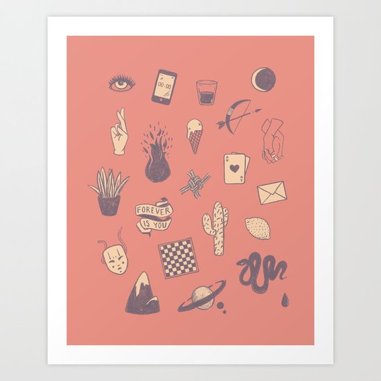 This Is Not A Love Story Art Print