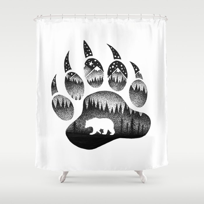 THE SNAKE Shower Curtain by Thiago Bianchini