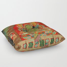 Green Tara, Tibet, 13th century Floor Pillow