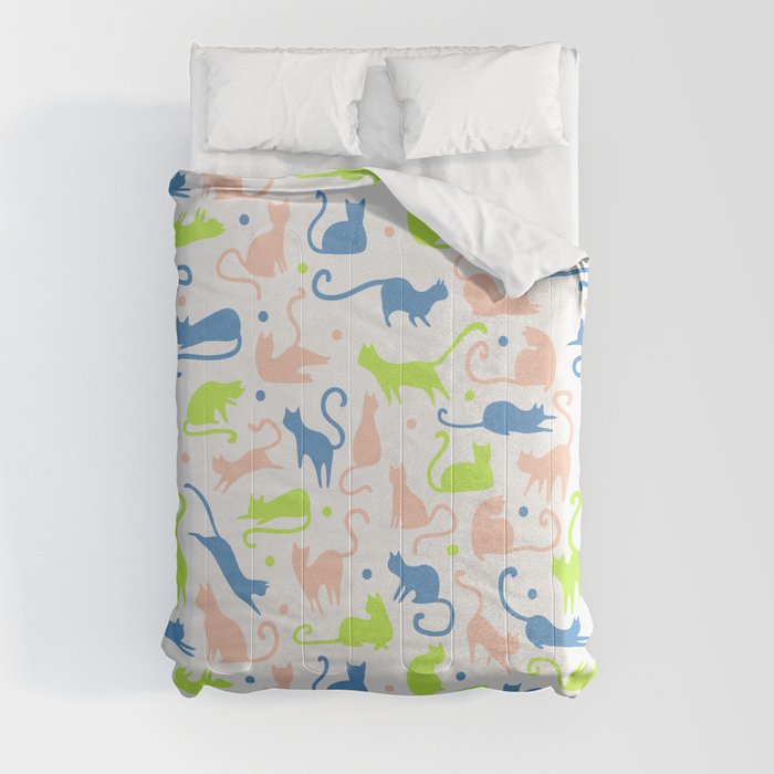 cats, cats and other cats Comforter