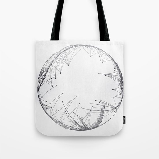 Minimal Geometric Circle Tote Bag