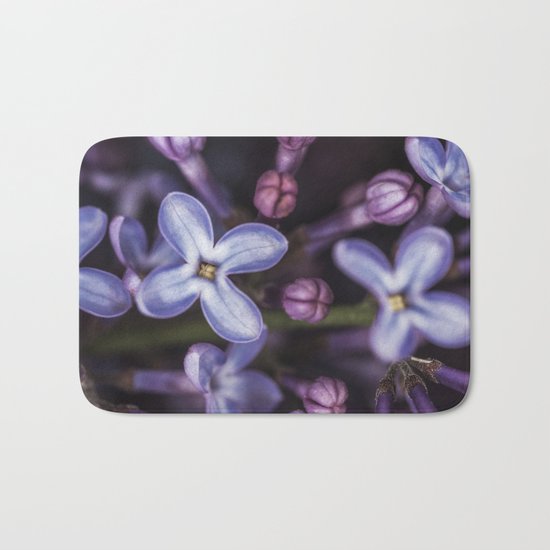 Lilacs close up Bath Mat
