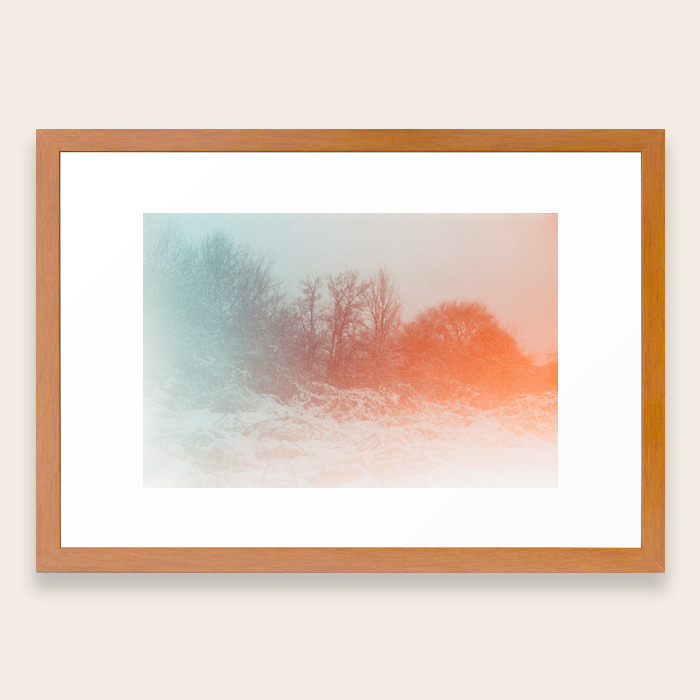 Winter Scene 01 Framed Art Print By Mkhalildesigns Society6
