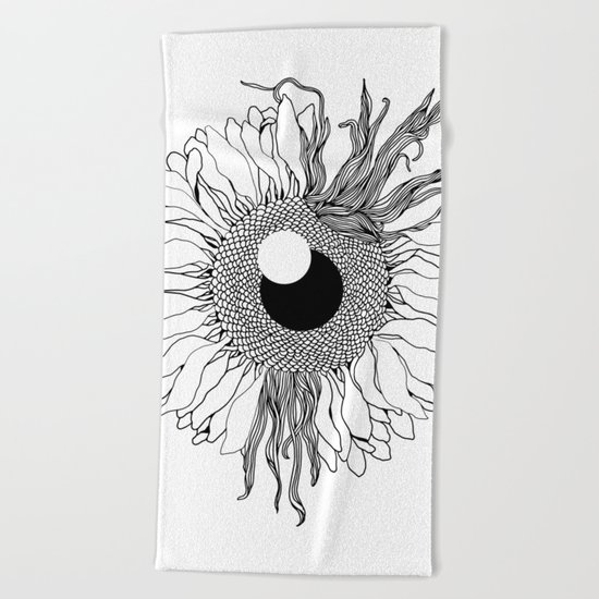 I See Beauty Until the End Beach Towel
