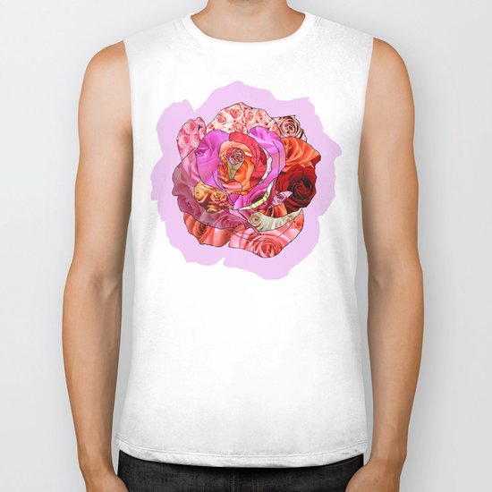 Rose Of Roses Biker Tank