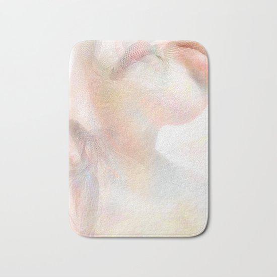 Like fish in the water Bath Mat