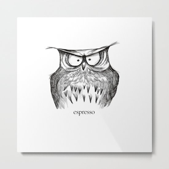 Espresso Metal Print