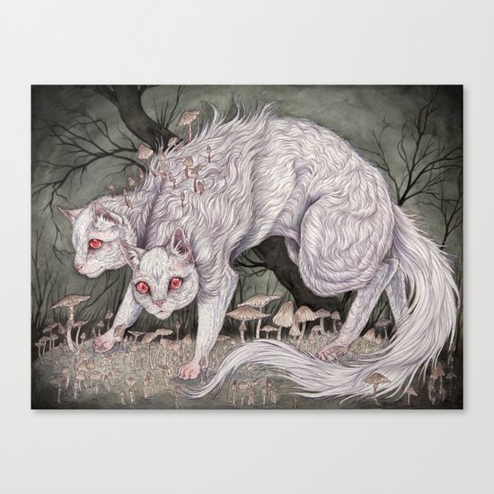 Albinism piece Canvas Print