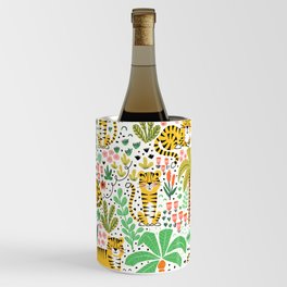Cute Tiger Jungle Pattern Wine Chiller