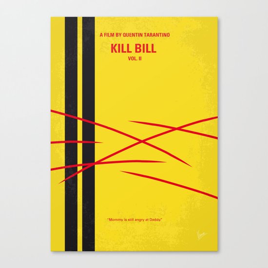 No049 My Kill Bill - part 2 minimal movie poster Canvas Print