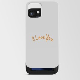 I Love You Dad iPhone Card Case