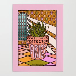 Aries Plant Poster