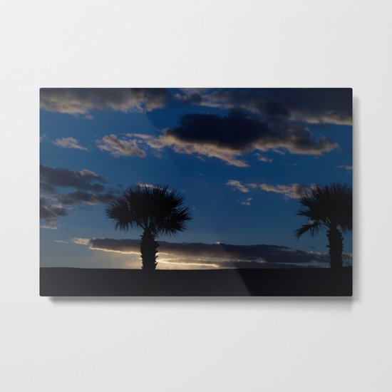 Palm Sunset - IV Metal Print