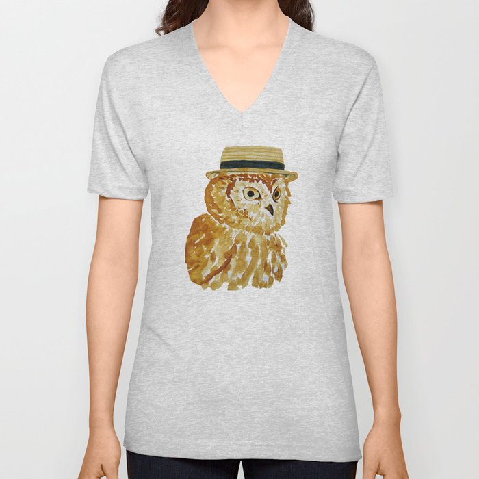 Dapper Owl or Owl Capone? V Neck T Shirt