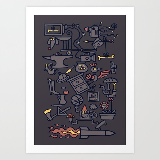 All Things in Balance Art Print