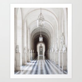 Palace Versailles Hallway  Art Print