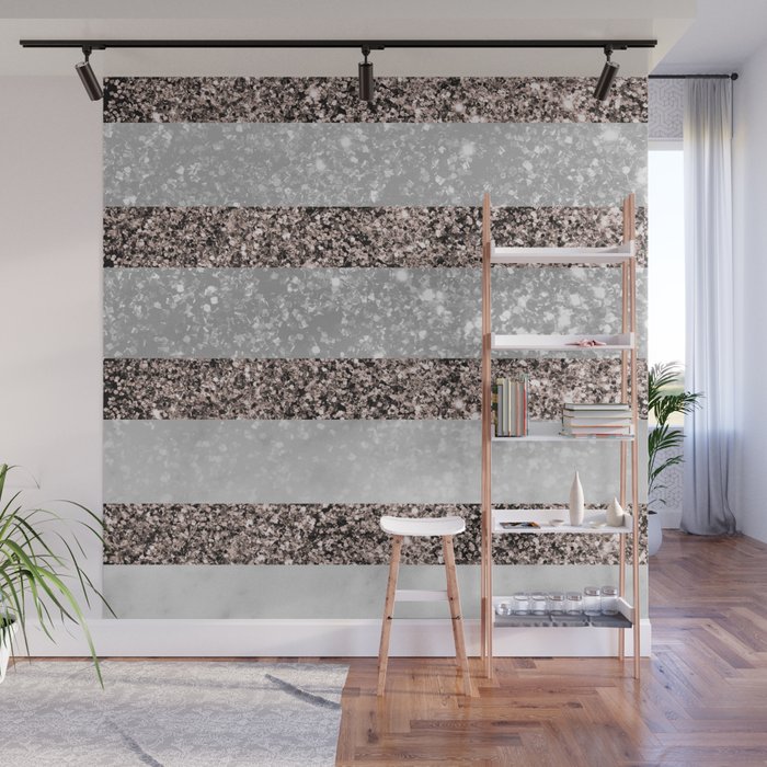 White Marble Rose Gold Glitter Stripe Glam 2 Minimal Decor Art Society6 Wall Mural By Anitabellajantzart Society6 Rose gold glitter hearts blush wallpaper willowlanetextiles. white marble rose gold glitter stripe glam 2 minimal decor art society6 wall mural by anitabellajantzart
