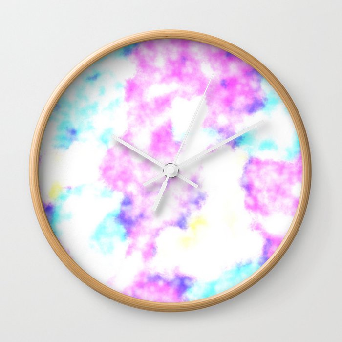 Cotton Candy Wall Clock