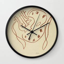 Henri Matisse - Florilège Des Amours De Ronsard (1948) Wall Clock
